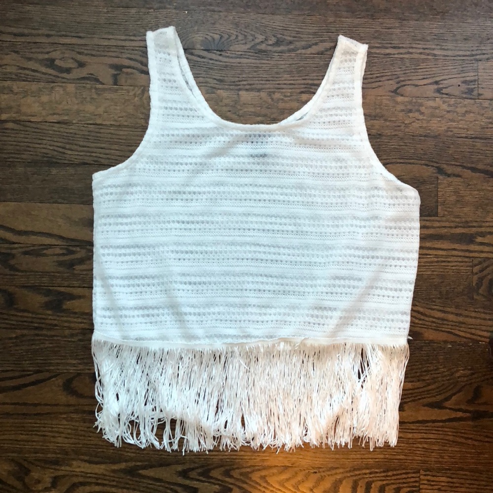 Sale❗️White thin summer tank sweater